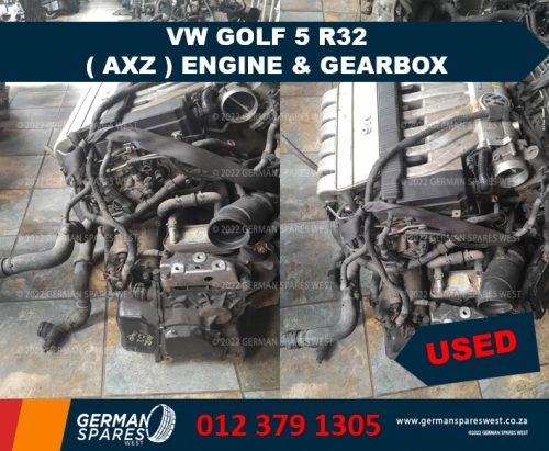 VW GOLF 5 R32 ( AXZ ) ENGINE/GEARBOX - USED